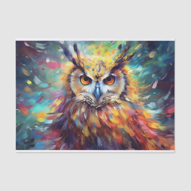 Papel De Seda Amantes de coruja de Decoupage Bonita (Frente )