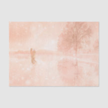 Amantes em lagoa congelada