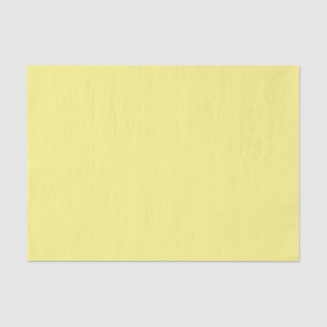 Papel De Seda Amarelo limão, cor sólida, (Frente )