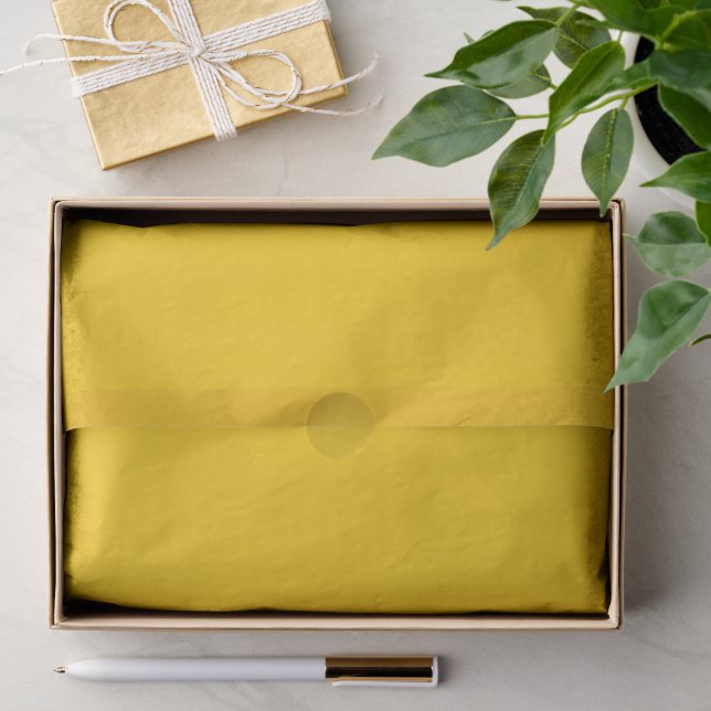 Papel De Seda Amarelo Ousado (Presente)