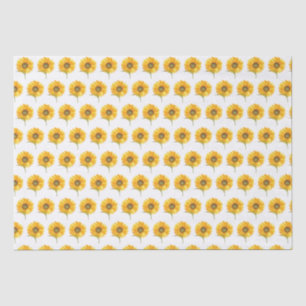 Papel De Seda Amarelo sunfloral aquarela Verão Russo T