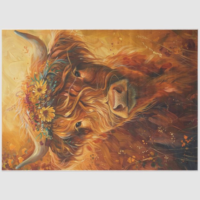 Papel De Seda Amber Highlander (Frente )