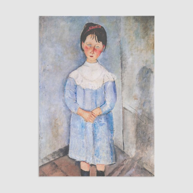 Papel De Seda Amedeo Modigliani - Menina de Azul (Criador carregado)