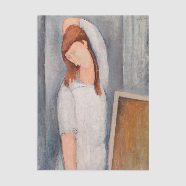 Papel De Seda Amedeo Modigliani - Retrato Jeanne Hebuterne #1 (Criador carregado)