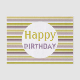 Papel De Seda Ameixa Decorativa e Dourada