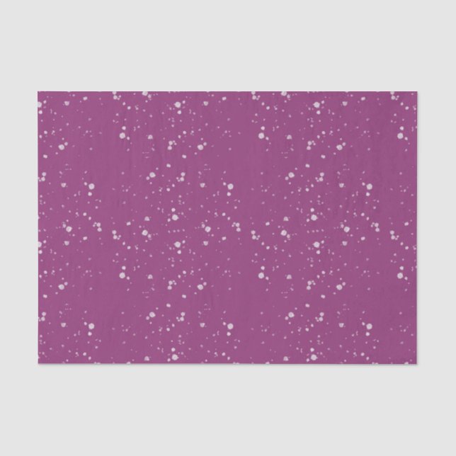 Papel De Seda Ameixa Doce Neve (Frente )
