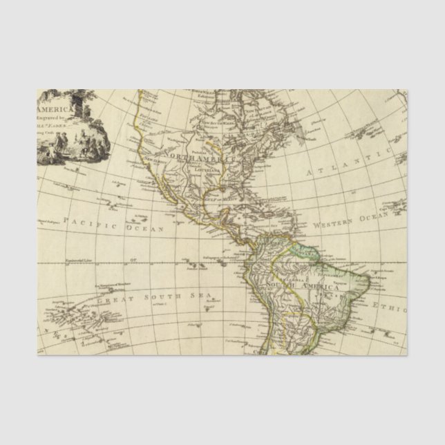 Papel De Seda América (Frente )