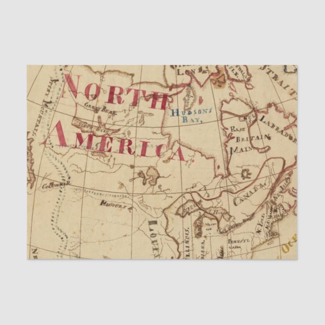 Papel De Seda America do Norte 8 (Frente )