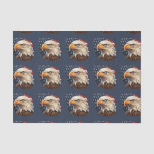Papel De Seda American Flag Bald Eagle