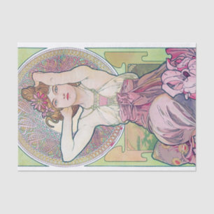 Papel De Seda Ametist (Quatro Joias), Alphonse Mucha