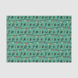 Papel De Seda AMIGOS™ Logotipo das luzes de Natal