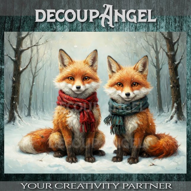 Papel De Seda Amizade Congelada de Raposas - Dissociação - (Criador carregado)