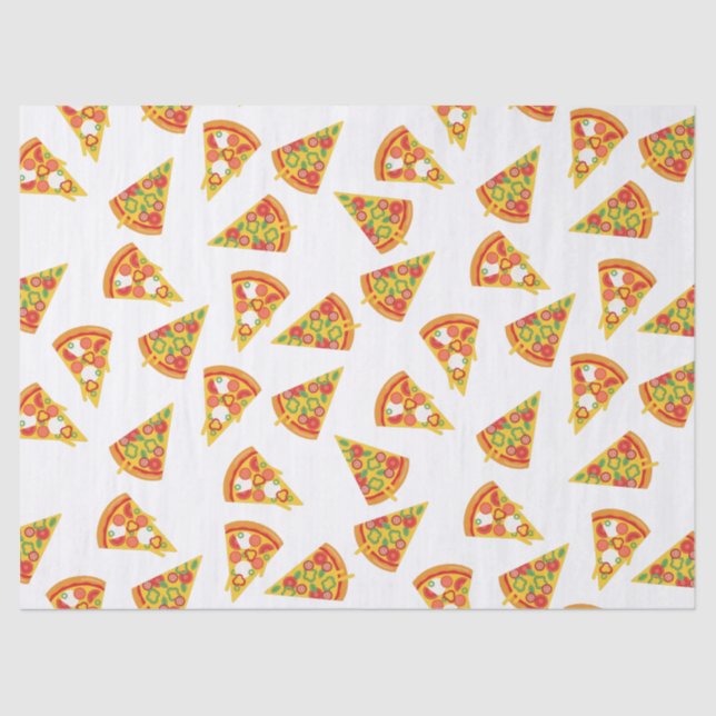 Papel De Seda Amo Pizza   (Frente )