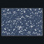 Papel De Seda Amor e Luz | Belo Marinho Blue Bokeh Hanukkah<br><div class="desc">Um design de Hanukkah bonito,  com luzes de um belo barco</div>