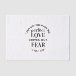 Papel De Seda Amor Eterno - 1 Arte de Citação das Escrituras Joh