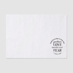 Papel De Seda Amor Eterno - 1 Arte de Citação das Escrituras Joh