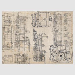 Papel De Seda Amor locomotivo