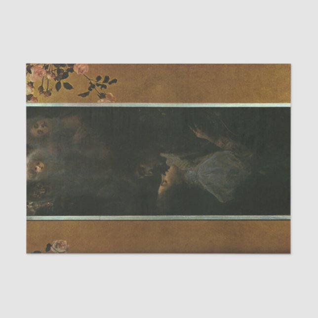 Papel De Seda Amor por Gustav Klimt (Frente )