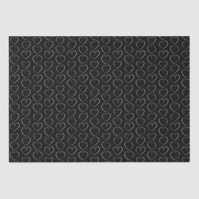 PAPEL DE SEDA AMOR ROMÂNTICO CORAÇÃO (Frente )
