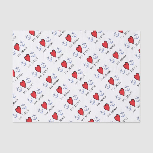 Papel De Seda amor San Diego (Frente )