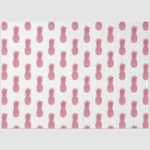 Papel De Seda Ananás Tropicais Rosa-Rosa-Rosa-Girassol