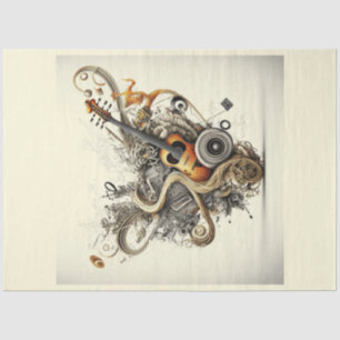 Papel De Seda Anatomia do Music Series Design 2