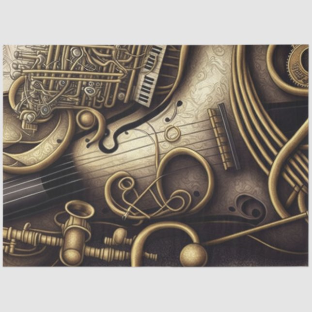 Papel De Seda Anatomia do Music Series Design 5 (Frente )