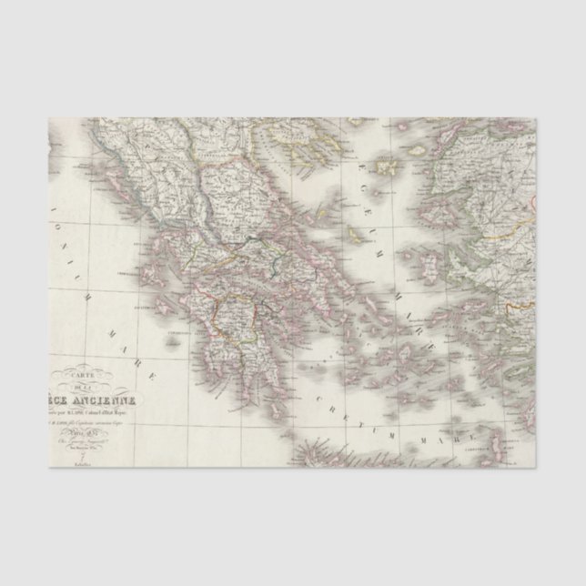 Papel De Seda Ancienne de Grece - piscina antiga (Frente )