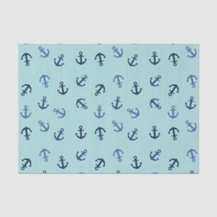 Papel De Seda Âncoras Verão