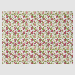 Papel De Seda Anêmonas de Natal - Floral de Hellebores Pintadas