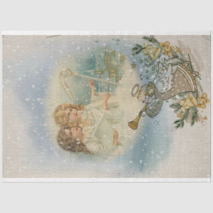 Papel De Seda Angel Christmas Singing Carols