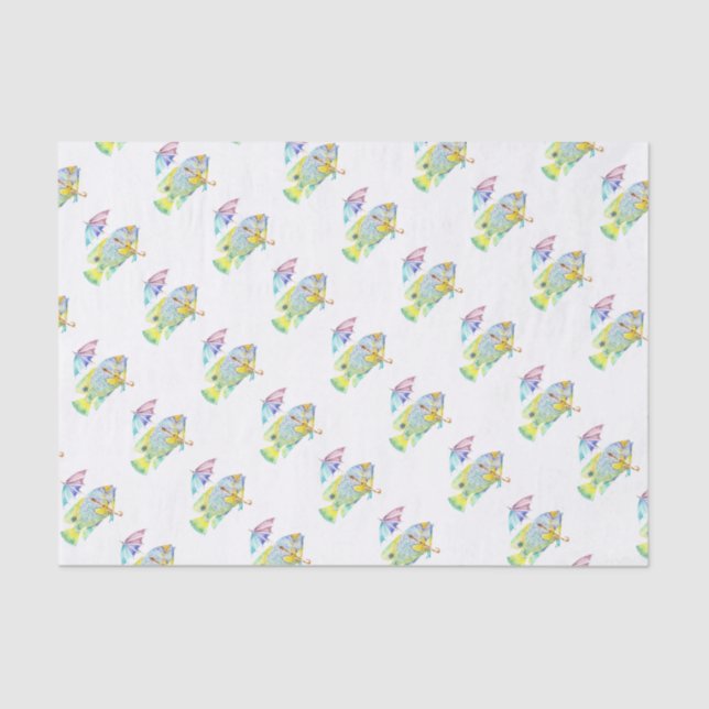 Papel De Seda Angel Fish Com Guarda-chuvas (Frente )