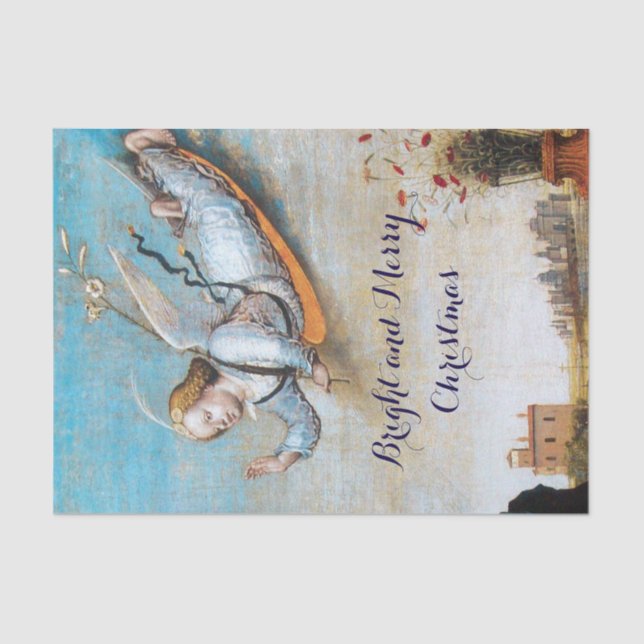 PAPEL DE SEDA ÂNGULO DE ANUNCIAÇÃO DE VOO (Frente )