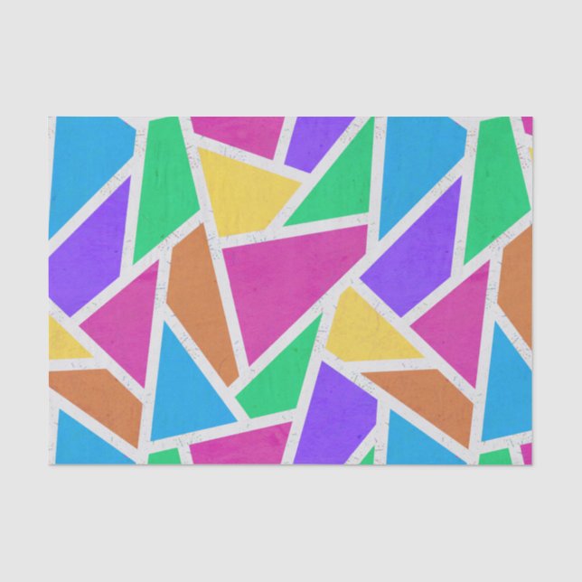 Papel De Seda Ângulo direito do arco-íris (Frente )