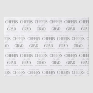 Papel De Seda Anima-se ao Formando de Graduação de Ano com Nome