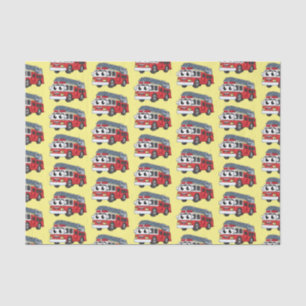 Papel De Seda Animação de bombeiros felizes