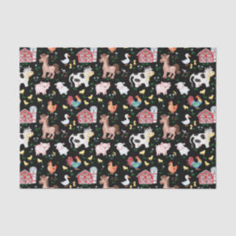 Papel De Seda Animais da exploração culinária, churrascos, negro