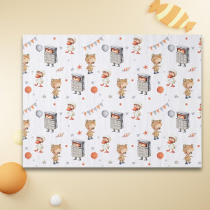 Papel De Seda Animais de Fantasia Infantil Aniversário