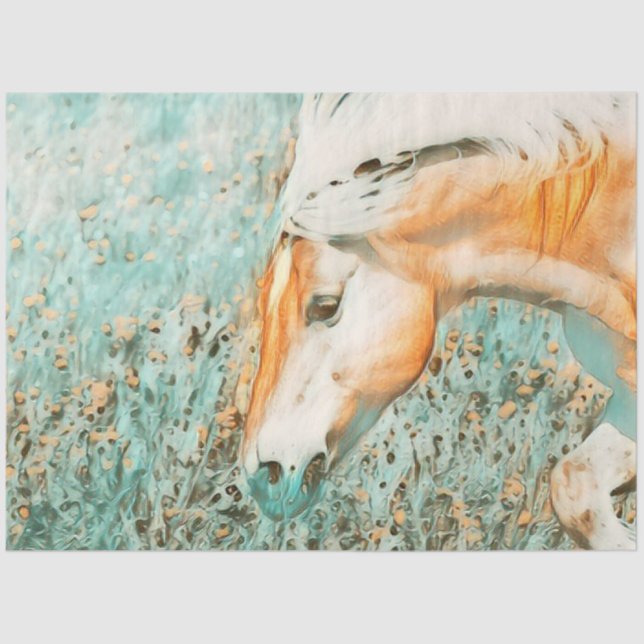 Papel De Seda animal smartmix- cavalo 1 (Frente )