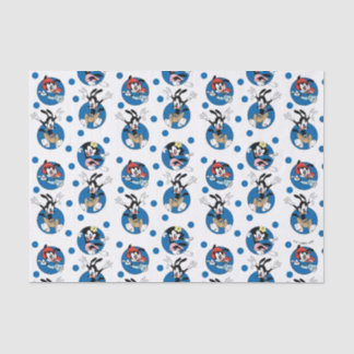 Papel De Seda Animaniacs | Yakko, Wakko, & Dot Circle Pattern
