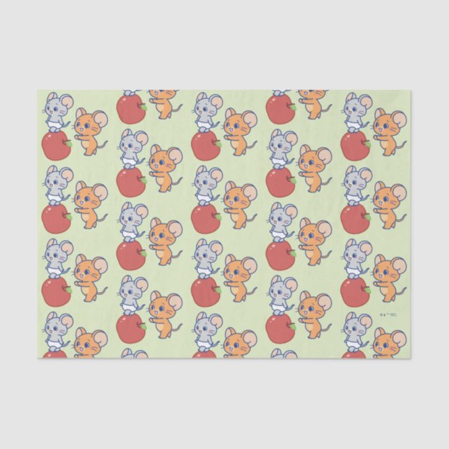 Papel De Seda Anime Tuffy e Jerry Apple Rolling (Frente )