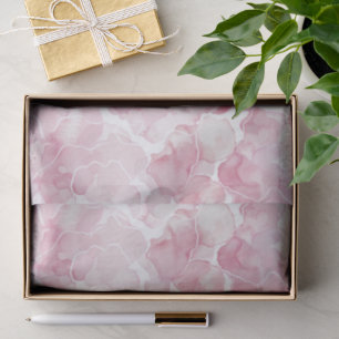 Papel De Seda Aniversário Abstrato Rosa Chic