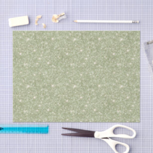 Papel De Seda Aniversário Brilhante Verde Abacate Chic