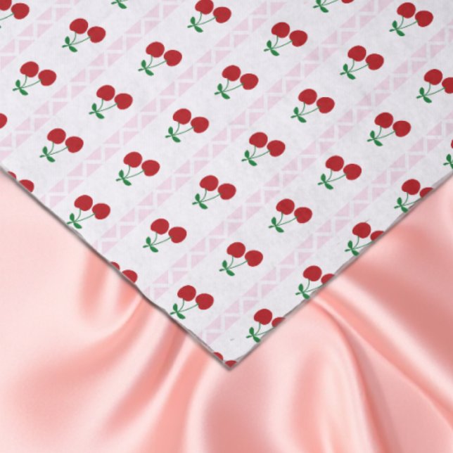 Papel De Seda Aniversário Cereja Doce (Criador carregado)
