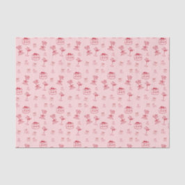 Papel De Seda Aniversário Cereja no Topo