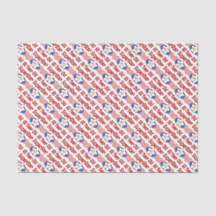 Papel De Seda Aniversário da estrela mundial 60th