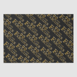 Papel De Seda Aniversário de 90 anos