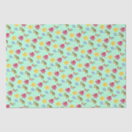 Papel De Seda aniversário de tartaruga arco-íris