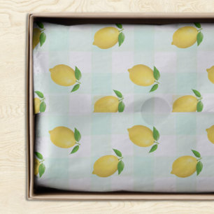 Papel De Seda Aniversário de Verão de Limão Cítrico