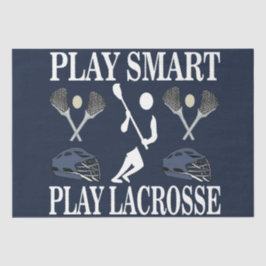 Papel De Seda Aniversário do Jogador de Lacrosse